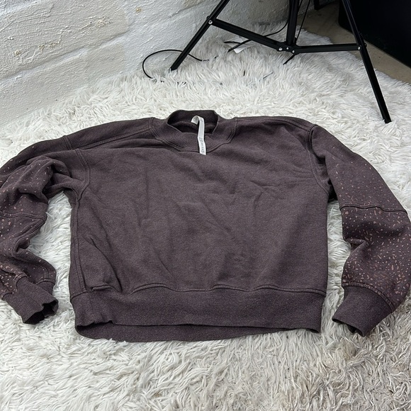 Lululemon To The Beat Sweatshirt *lululemon X SoulCycle Heathered Antique Bark - Picture 1 of 8
